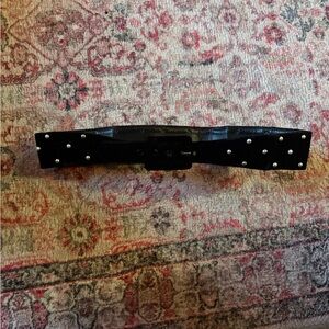 Black Studded Women's Belt